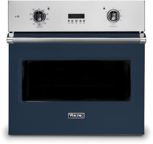 Viking®  5 Series 30" Slate Blue Built In Single Electric Select Wall Oven-0