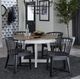 Parker House® Americana Modern 2-Piece Black Dining Chair-1