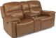 Flexsteel® Customizable Fenwick Power Reclining Loveseat with Console and Power Headrests-0