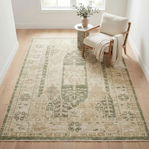 Oriental Weavers™ Caroline Beige 5'x8' Style 3 Area Rug-1