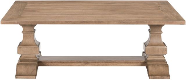 Liberty Furniture Haven Hills Camel Beige Rectangular Cocktail Table-2