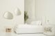 Universal Explore Home™ Tranquility-Miranda Kerr Home Restore Cottony Ivory King Upholstered Panel Bed-1