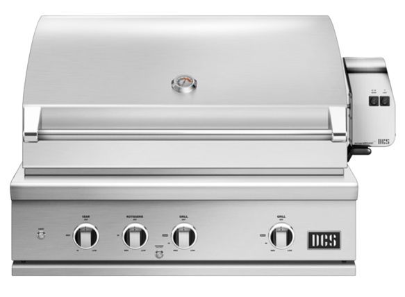 DCS Series 9 2-Burner Stainless Steel Built In Natural Gas Grill