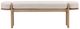 Dovetail Furniture Ella Beige/Natural Bench-1