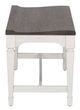 Liberty Furniture Allyson Park Charcoal/Wirebrushed White Bench-3