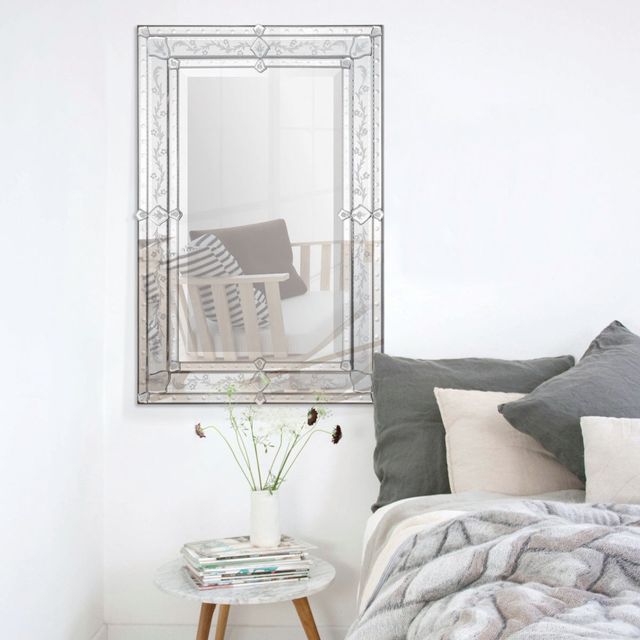 Renwil® Vincenzo All Glass Wall Mirror-3