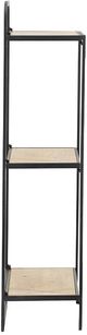 A & B Home Black/Natural Wall Shelf-2