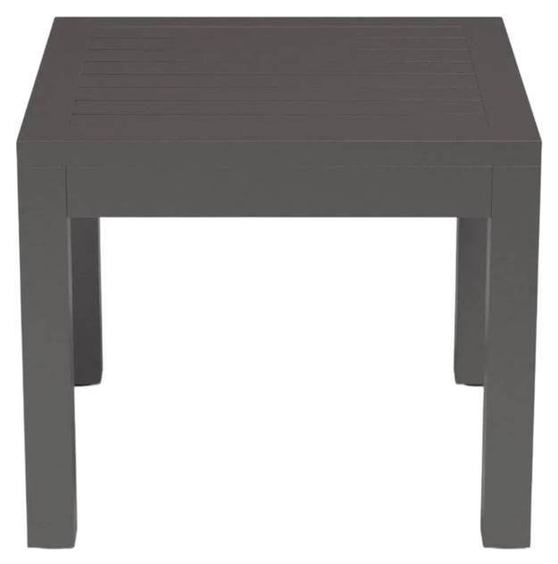 Sunset West Vegas Graphite Metal Outdoor End Table-2