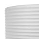 A & B Home White Ridged Round Cement Planter-3