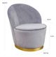 TOV Furniture by TOV Slashed Grey Julia Velvet Junior Chair-3
