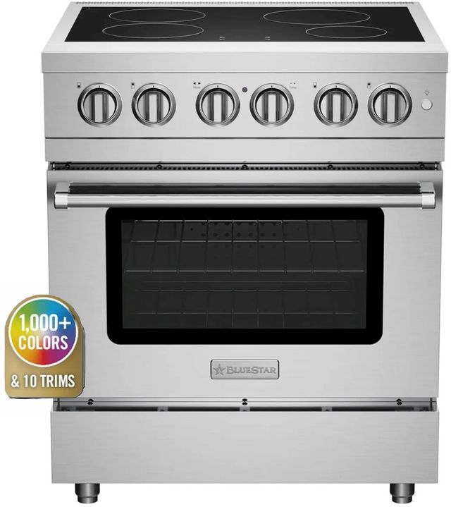 BlueStar® 30" Custom Freestanding Induction Range