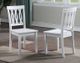 Steve Silver Co.® Naples 5-Piece Antiqued White Drop-Leaf Dining Set-2