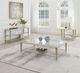 ACME Furniture Zaba Glass Top Coffee Table with Silver Base-2