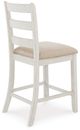Signature Design by Ashley® Skempton 7-Piece Light Brown/White Counter Height Dining Set-4