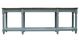 International Furniture Direct Tiffany Blue/Brown 94'' Sofa Table-1