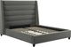 TOV Furniture Koah Grey Queen Velvet Bed-0