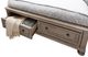 Homelegance® Bethel Wire Brushed Gray California King Storage Platform Bed-4