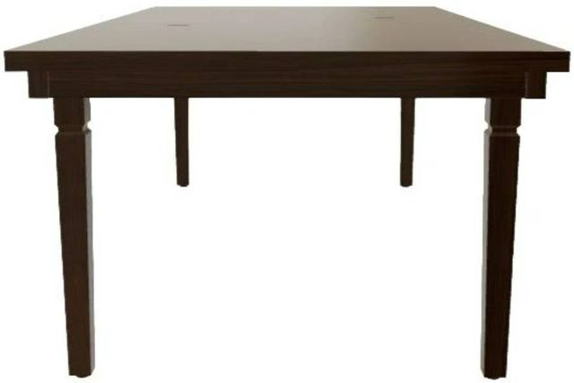 Mavin Customizable 48" x 72" Rectangular Plank Extendable Dining Table with 18" Leaf-2