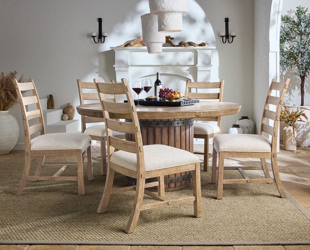 Hooker® Furniture Vineyard Row Sonoma Dining Table with Napa Base-1