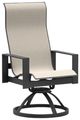 Homecrest™ Outdoor Living Customizable Grace Aluminum/Fabric Outdoor Sling High Back Swivel Rocker-0