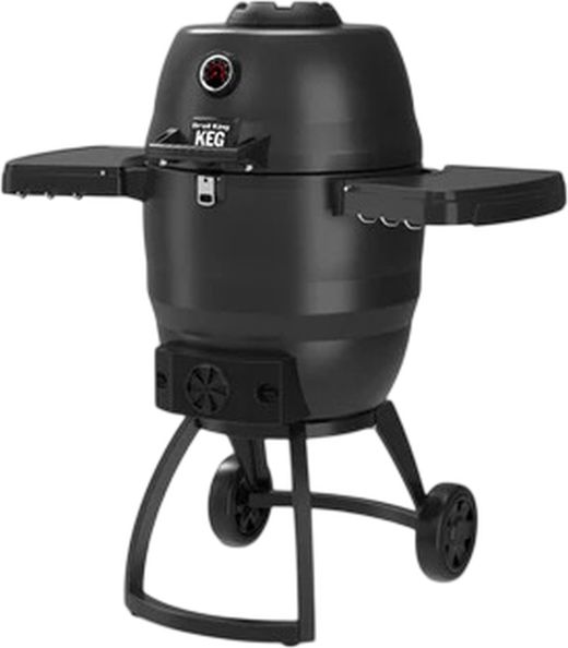 Broil King® Keg 28" Gray Freestanding Charcoal Grill-3