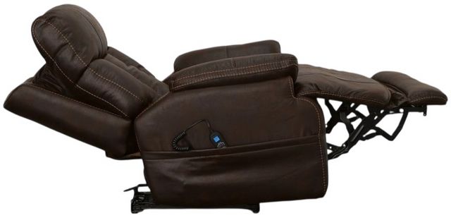 Flexsteel® Clive Brown  Power Recliner with Power Headrest-6