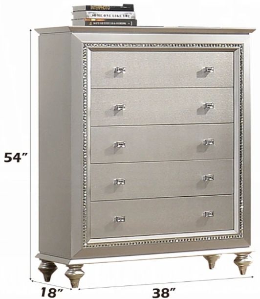 ACME Furniture Kaitlyn Champagne Chest-2