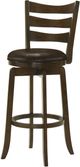 Coaster® Murphy Dark Brown/Dark Cherry Swivel Bar Stool-4