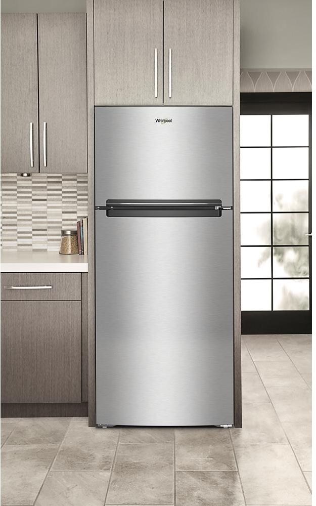 Whirlpool® 28 in. 16.3 Cu. Ft. Stainless Steel Top Freezer Refrigerator-7