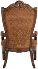 Michael Amini® Windsor Court® Gold/Vintage Fruitwood Arm Chair-1