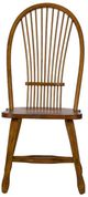 Liberty Furniture Treasures Rustic Oak Bow Back Dining Side Chair-2