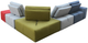 Moe's Home Collection Nathaniel Multicolour Sectional-2