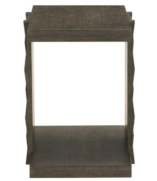 Bernhardt Linea Cerused Charcoal Side Table-2