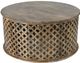 A & B Home 2-Piece Natural Burn Side Table Set-1