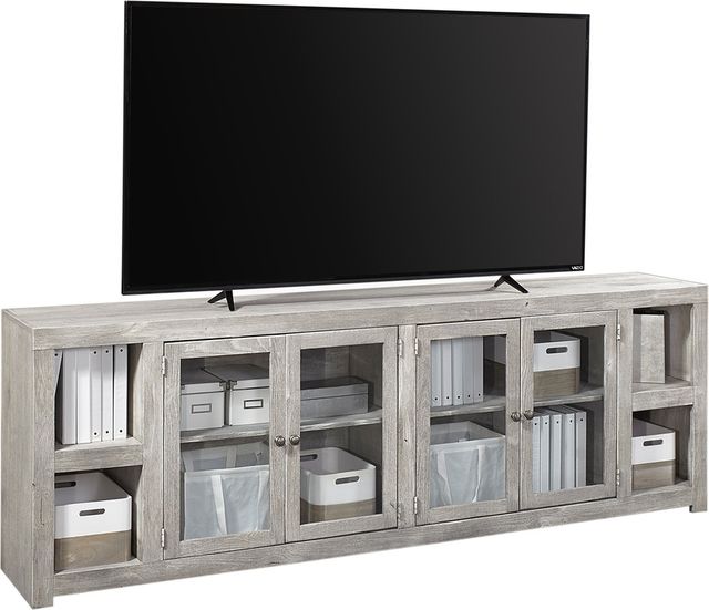 aspenhome® Avery Loft Limestone 97" Console and Hutch-2