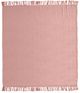 A & B Home Pink Decorative Throw Blanket with Dark Tassels-1