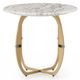 VIG Furniture Modrest Echo Gold/White End Table-1