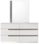 New Classic® Home Furnishings Paradox 4-Piece White King Panel Bedroom Set-4