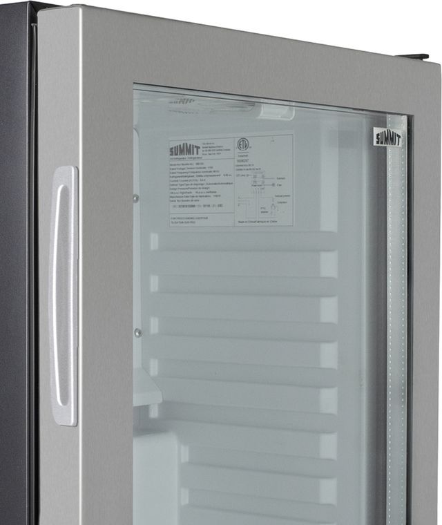 Summit® 16" 0.9 Cu. Ft. Stainless Steel Freestanding Beverage Center-2