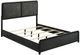 Coaster® Cavelle Black King Panel Bed-1