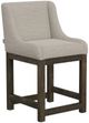 International Furniture Direct Seating Brown/Ivory 24" Upholstered Bar Stool-0