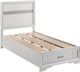 Coaster® Miranda White Twin Storage Bed-1