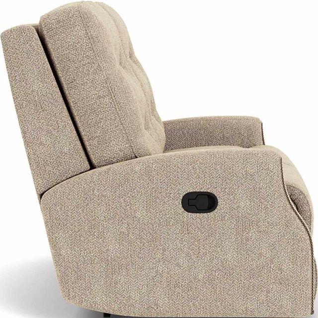 Flexsteel® Devon Beige/Tan Sandstone Reclining Loveseat-2