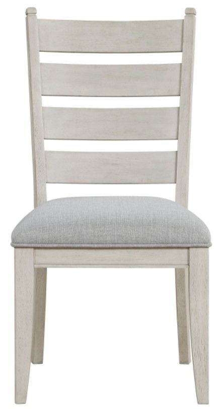 Homelegance® Wyatt Gray/Weathered White Dining Side Chair-2