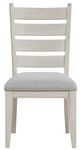 Homelegance® Wyatt Gray/Weathered White Dining Side Chair-2