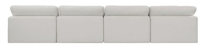 Meridian Furniture Comfy 4-Piece Cream Armless Modular Sectional-2