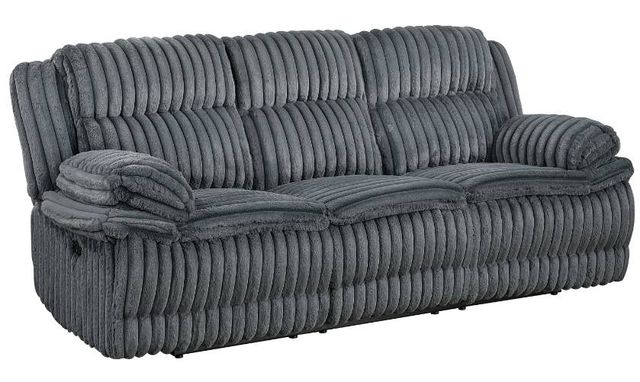 Homelegance® Goodland Dark Gray Double Manual Reclining Sofa-0