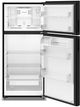 Amana® 28" 14.32 Cu. Ft. Black Top Freezer Refrigerator with a Large Crisper Drawer-1