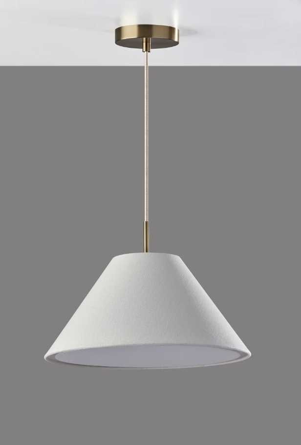 Adesso® Hadley Antique Brass Pendant-3