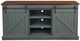 American Heartland Manufacturing Rustic Two-Tone 68" 2-Sliding Door Quaint TV Stand-4